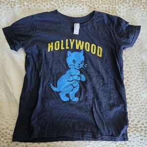 American Apparel Navy Hollywood Tee Size S